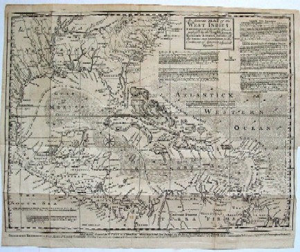 map of central american islands. quot;An Accurate Map of the West